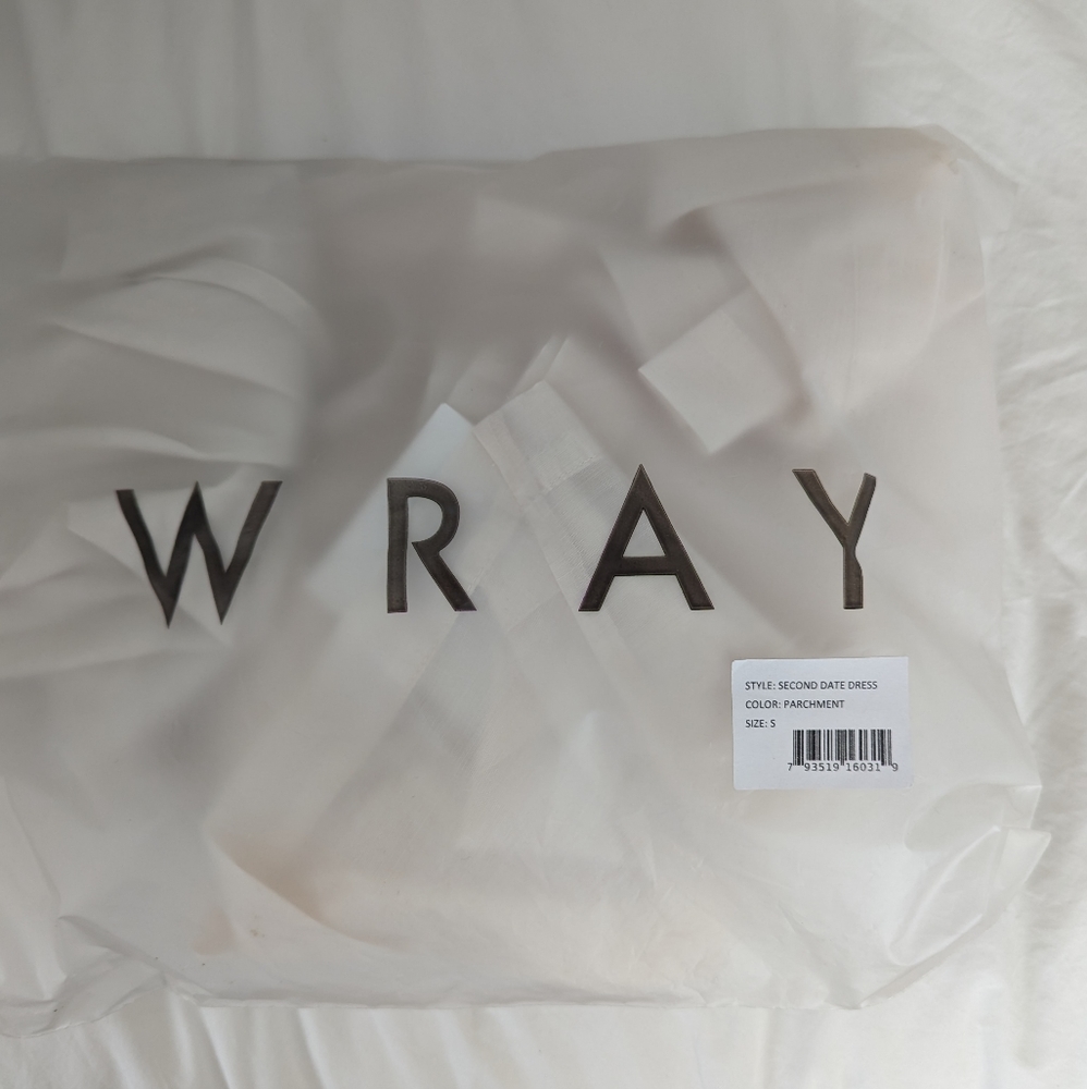 NWT Wray ivory second date dress wedding small